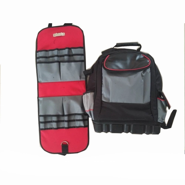 Polyester Backpack Tool Bagwith Rubber Bottom